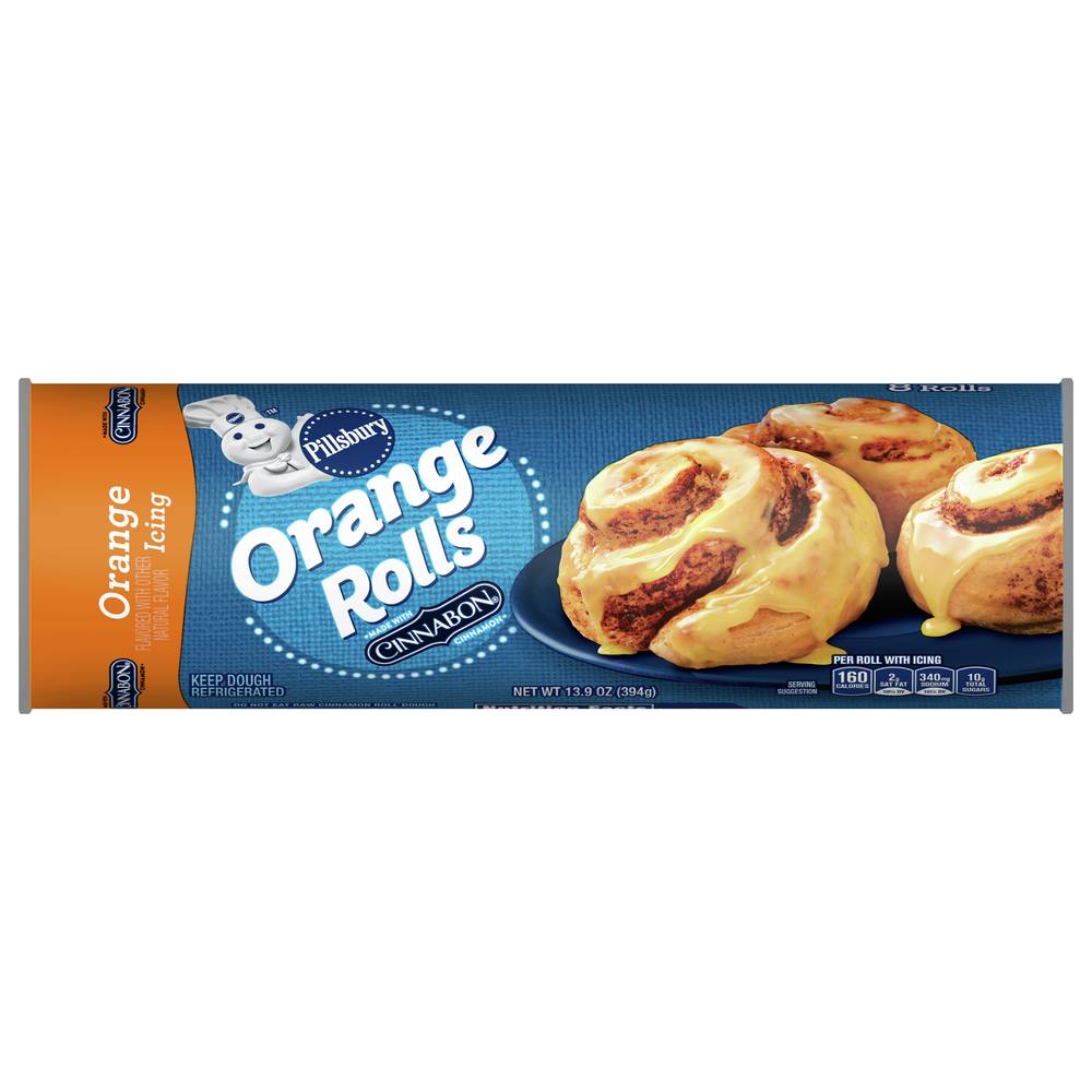 Pillsbury Orange Rolls With Orange Icing (8 ct)