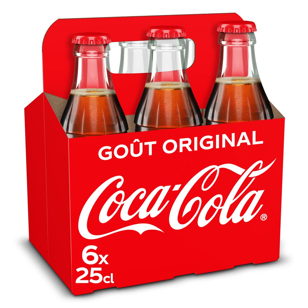Coca-Cola - Soda, original (6 x 250ml)