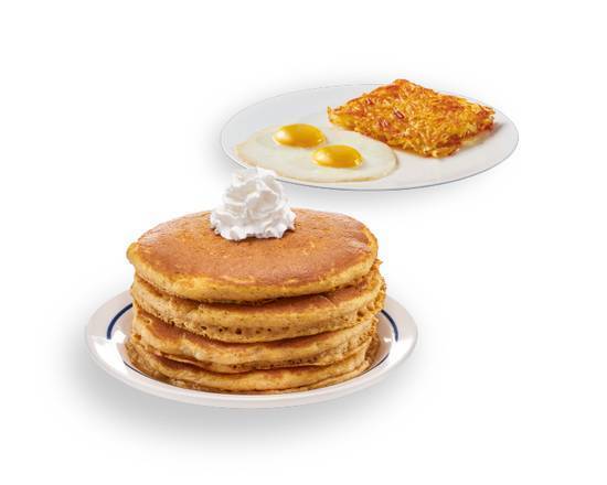 Pumpkin Spice Pancake Combo (4 Stack)