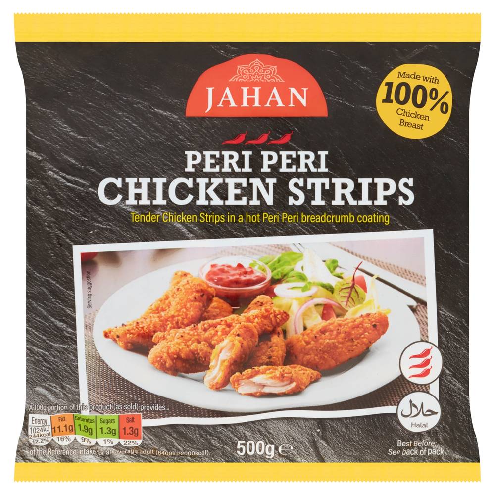 Jahan Peri Peri Chicken Strips 500G