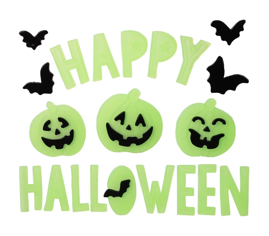 Haunted Living 9.45-in Hanging Pumpkin Window cling