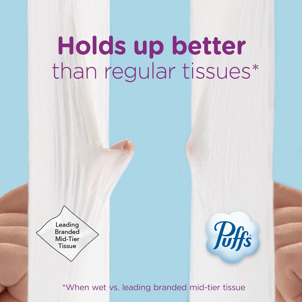Puffs Ultra Soft Non-Lotion Facial Tissue (4 ct)