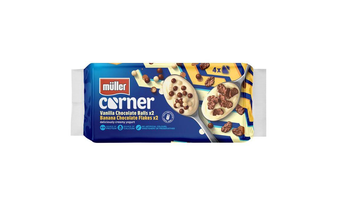 Muller Corner Delicious Creamy Yogurt Family Pack 4 X 124g (496G) (403490)