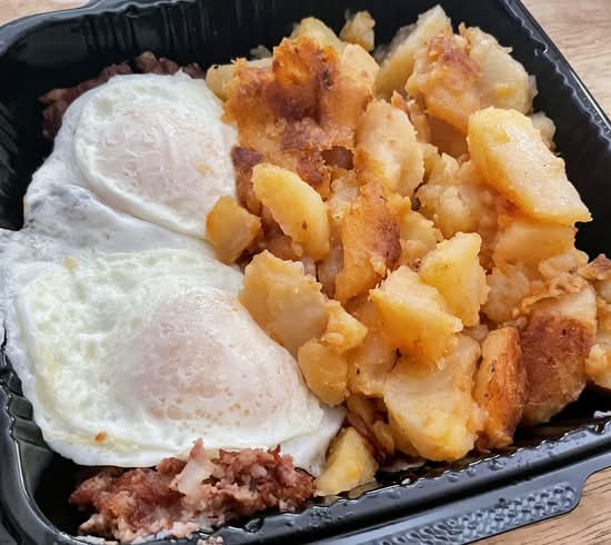 2 Eggs Any Style with Corned Beef Hash