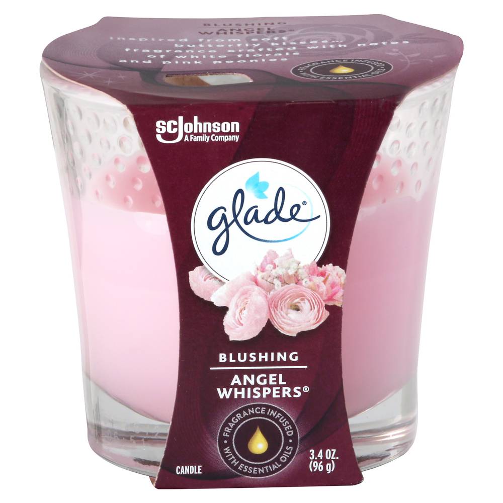 Glade Blushing Angel Whispers Candle (3.4 oz)