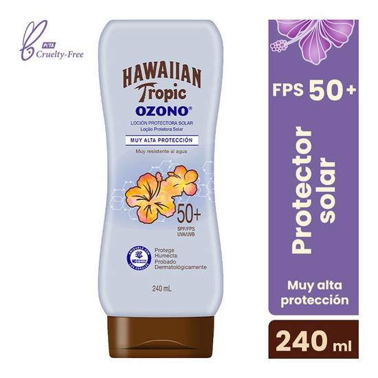 Hawaiian tropic loción protectora solar ozono fps 50+ (botella 240 ml)