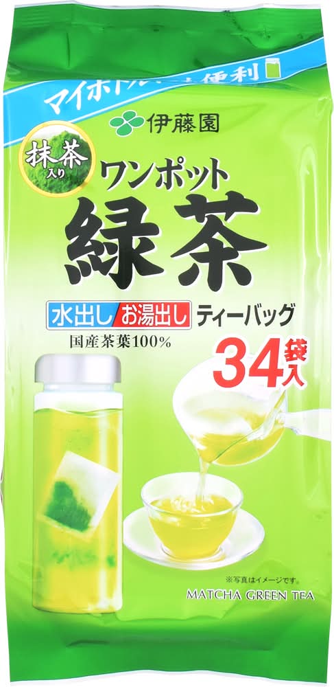 トップス green tea ワンポット緑茶(34P) Delivery Near Me | Order Online | Uber Eats