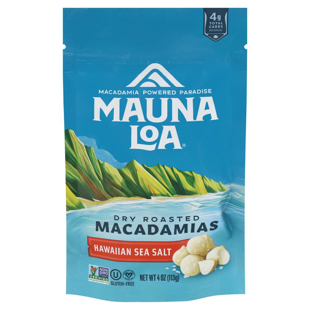 Mauna Loa Dry Roasted Hawaiian Sea Salt Macadamias