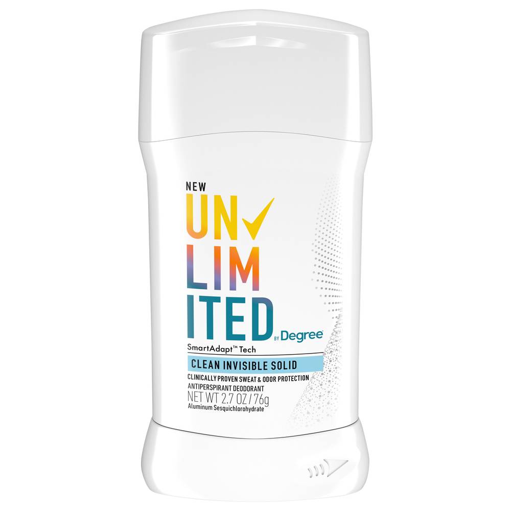 Degree Unlimited Antiperspirant Deodorant Clean (2.7 oz)