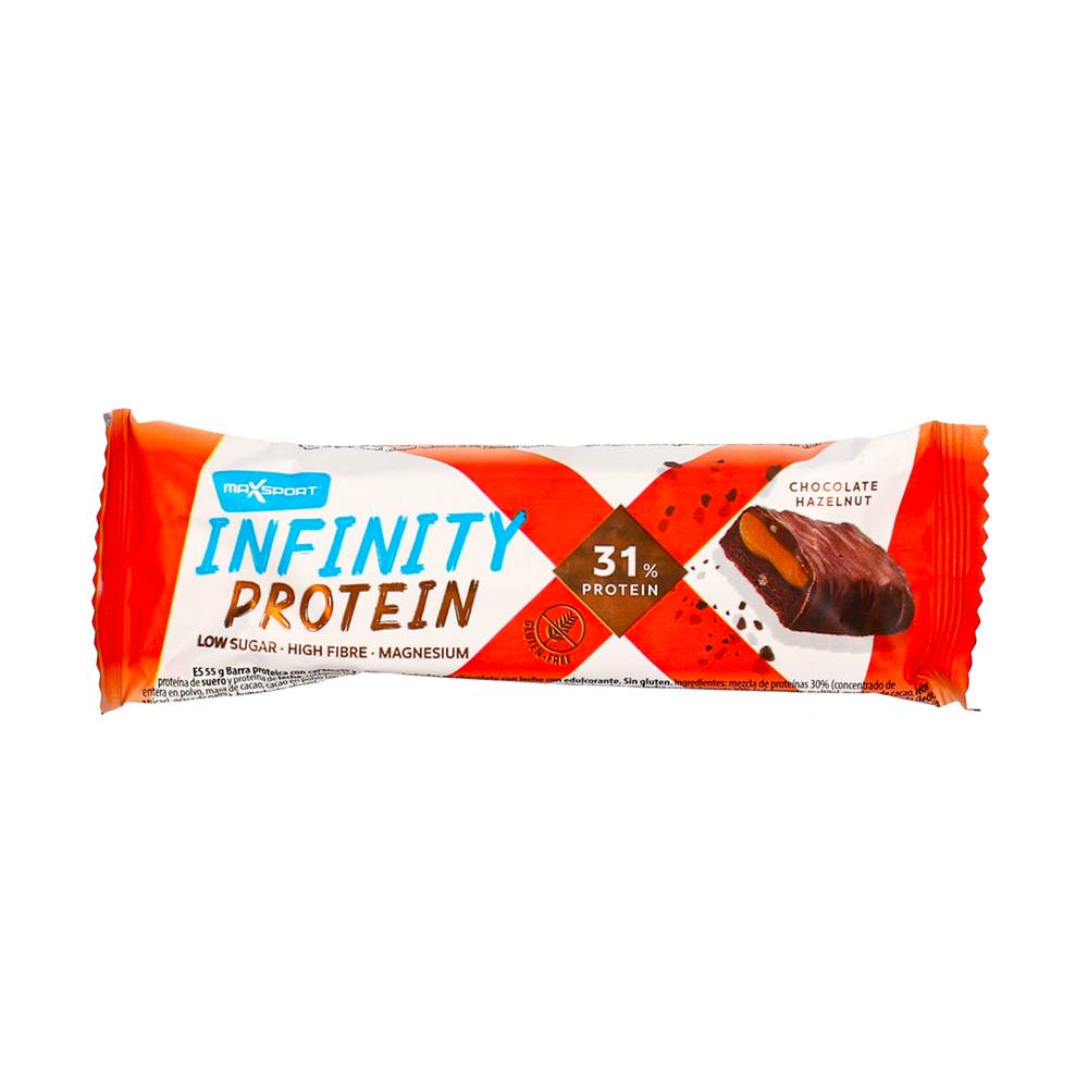 Barra de Proteína Chocolate Infinity Maxsport 55g