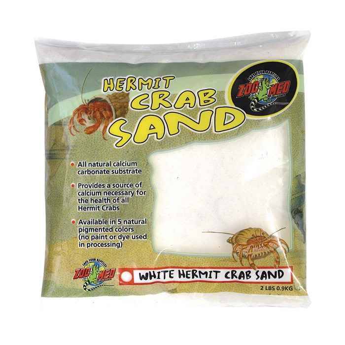 Zoo Med Hermit Crab Sand, White 2 Pounds