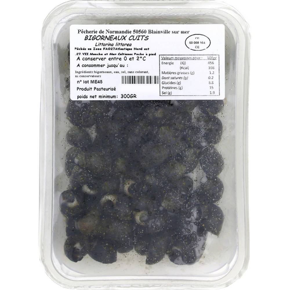 Bigorneaux cuits (300g)