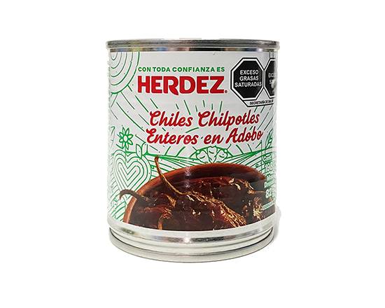 Herdez chilpotles adobados enteros (lata 198 g)