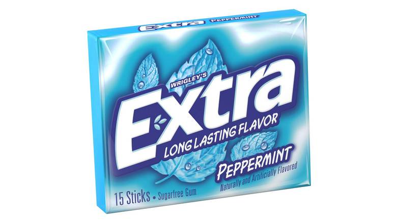 Wrigley's Extra Peppermint Sugar-Free Gum - 15 Pieces