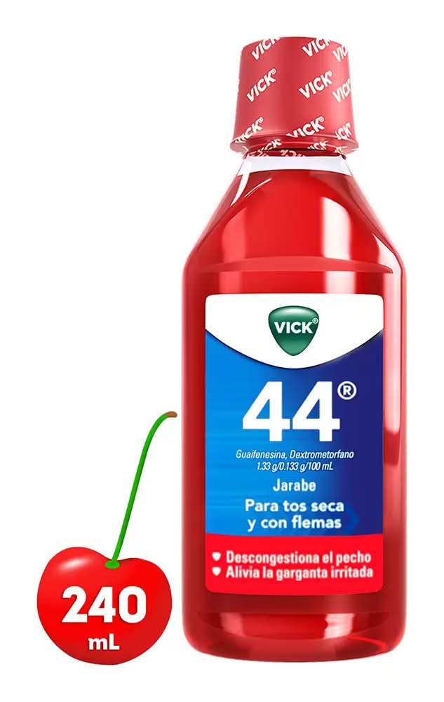 Vick · 44 Jarabe para la tos seca y con flema (240 ml)