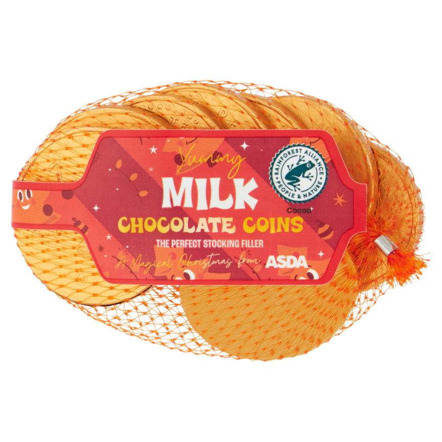 ASDA Milk Chocolate Coins (75g)