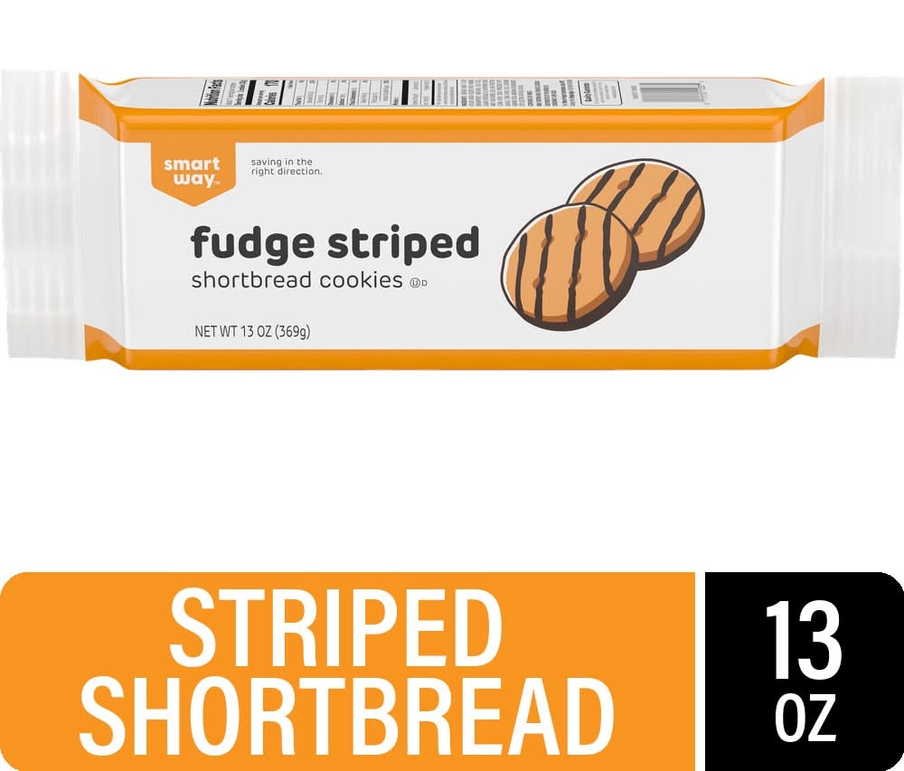 Smart Way™ Fudge Striped Shortbread Cookies