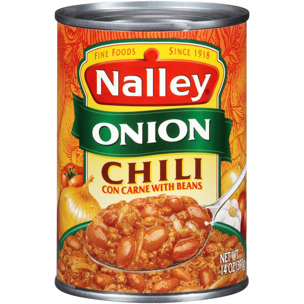 Nalley Onion Chili Con Carne With Beans (14 oz)