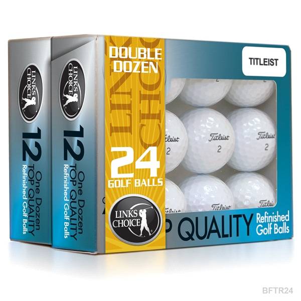 24 Titleist Factory Refinished Golf Balls