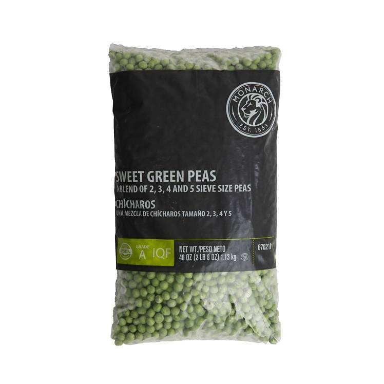 Monarch Whole Sweet Green Peas (2.5 lbs)