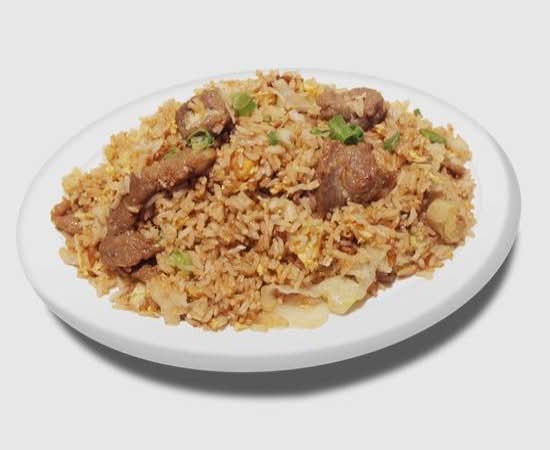 39. Poulet ou Boeuf avec riz frit / Chicken or Beef Fried Rice / 鸡(牛)肉炒饭