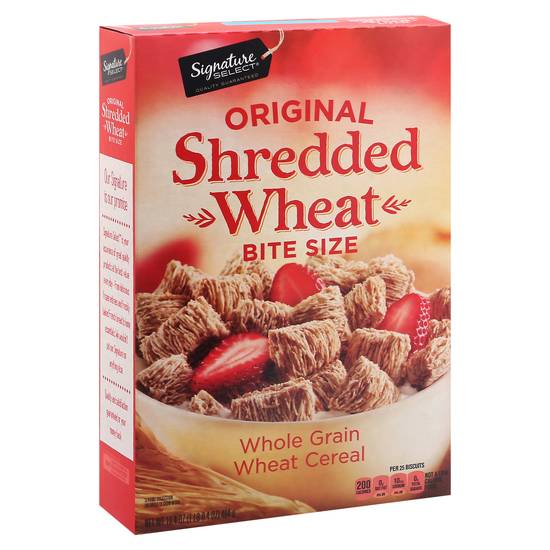 Signature Select Cereal Shredded Wheat Bite-Sized (16.4 oz)