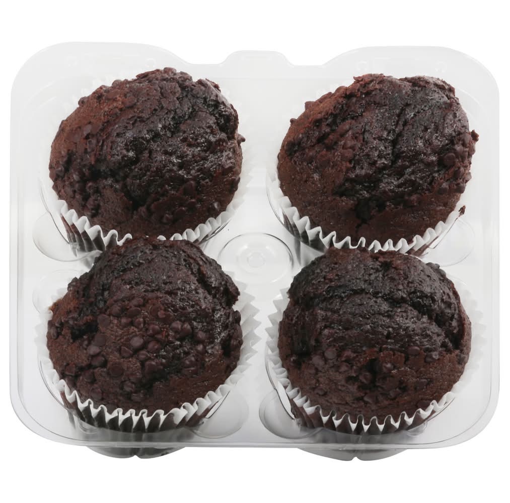 Bakery Fresh Goodness Muffins, Double Chocolate