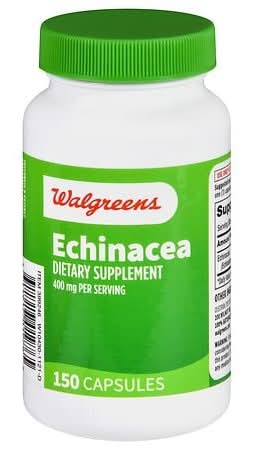 Walgreens Echinacea 400 mg Capsules
