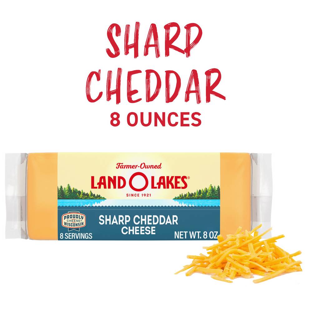 Land O'Lakes Sharp Cheddar Cheese (8 oz)
