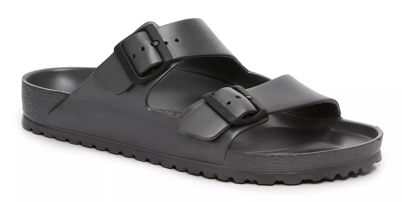 Birkenstock Arizona Essentials Eva Slide Sandal - Men's (Pewter Regular/Wide - EU 44 / US Men's 11-11.5 / Women's 13-13.5)