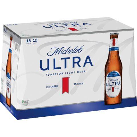 Michelob Ultra 18 Pack 12oz Bottle
