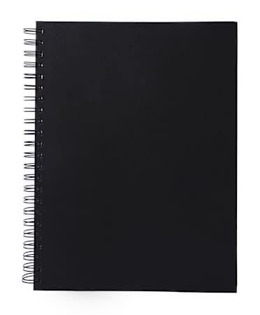 Premiere® Spiral Bound Hardcover Sketch Book 9in x 12in Black