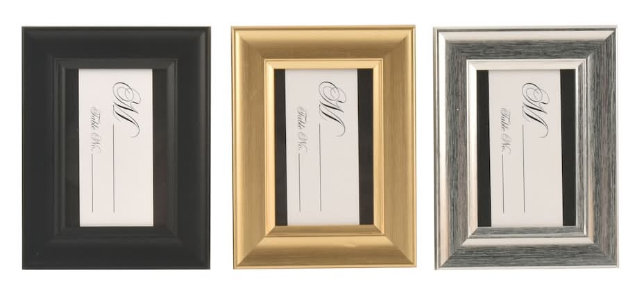 Special Moments Memories Collection Mini Photo Frames, 4.7x3.6 in, Gold (2 ct)