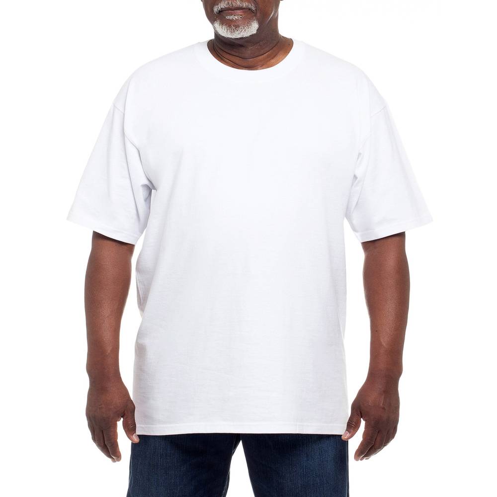 Kirkland Signature Men’s Crew Neck Tee, 6-pack, White, Medium