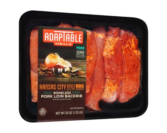 Adaptable Meals · Kansas City Style Bbq Pork Loin Back Rib (20 oz)