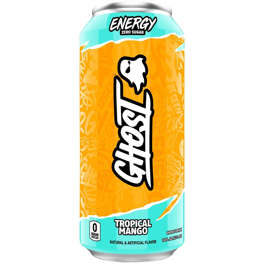 Ghost Energy Drink (16 fl oz) (tropical mango)