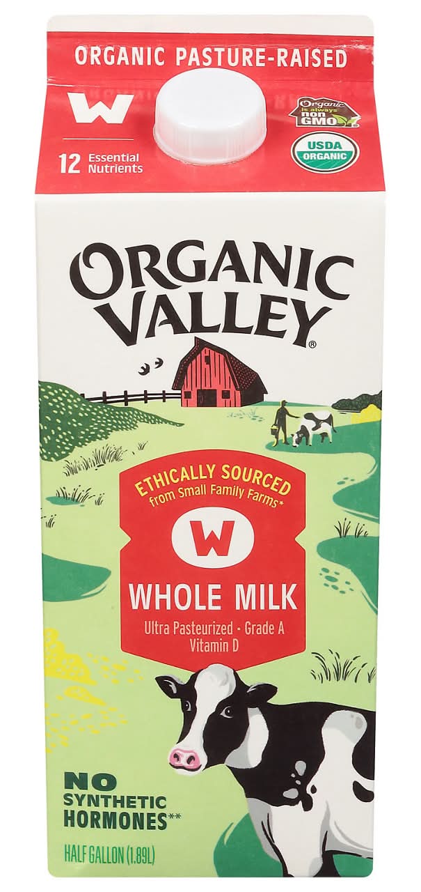 Organic Valley Milk, Whole