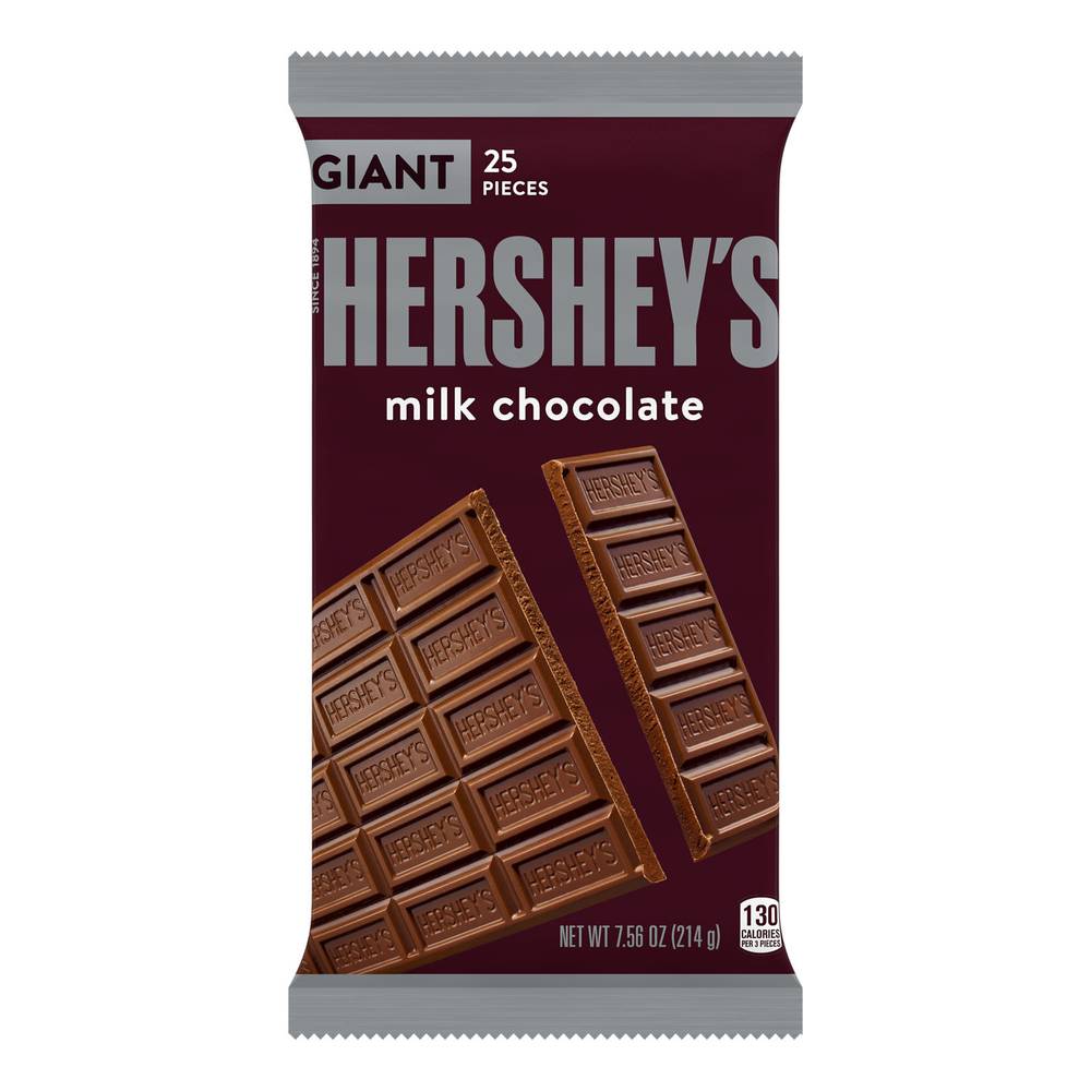 Hershey's Giant Size Milk Chocolate Bar (7.56 oz)