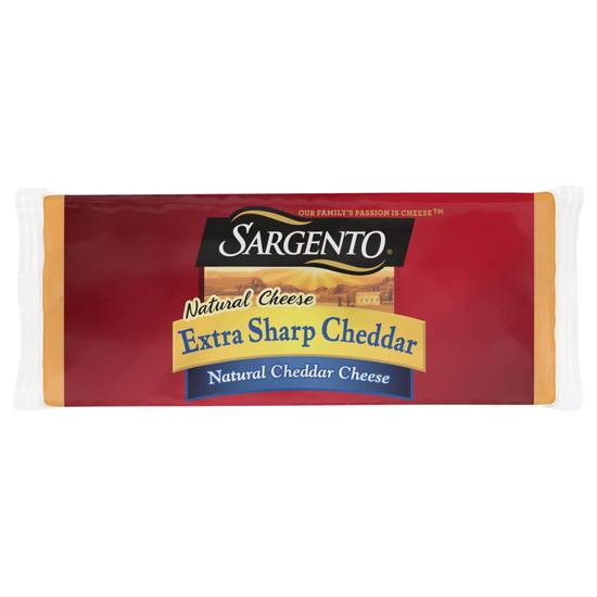 Sargento Natural Extra Sharp Cheddar Cheese