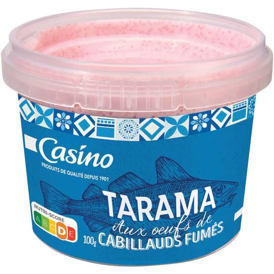 Casino Tarama aux œufs de cabillaud fumés 100 g