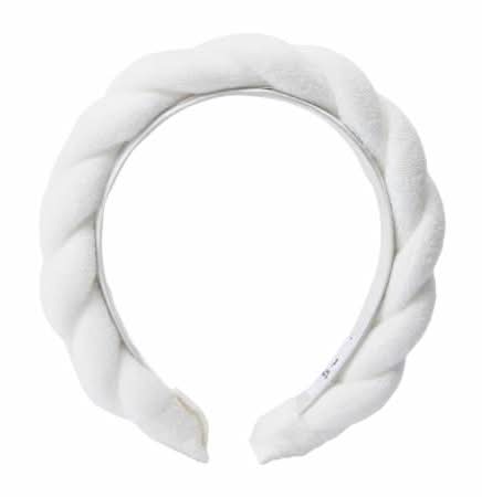 Padded Spa Headband White