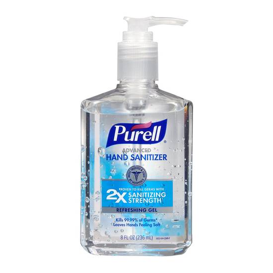 Purell Hand Sanitizer Gel Pump Bottle 8oz