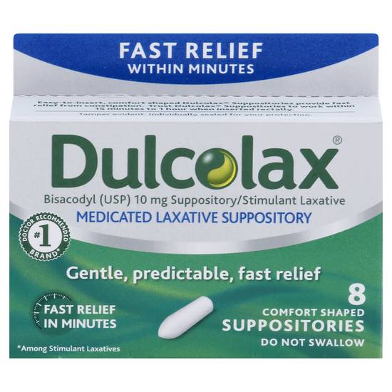 Dulcolax Medicated Comfort Shaped Laxative Suppository