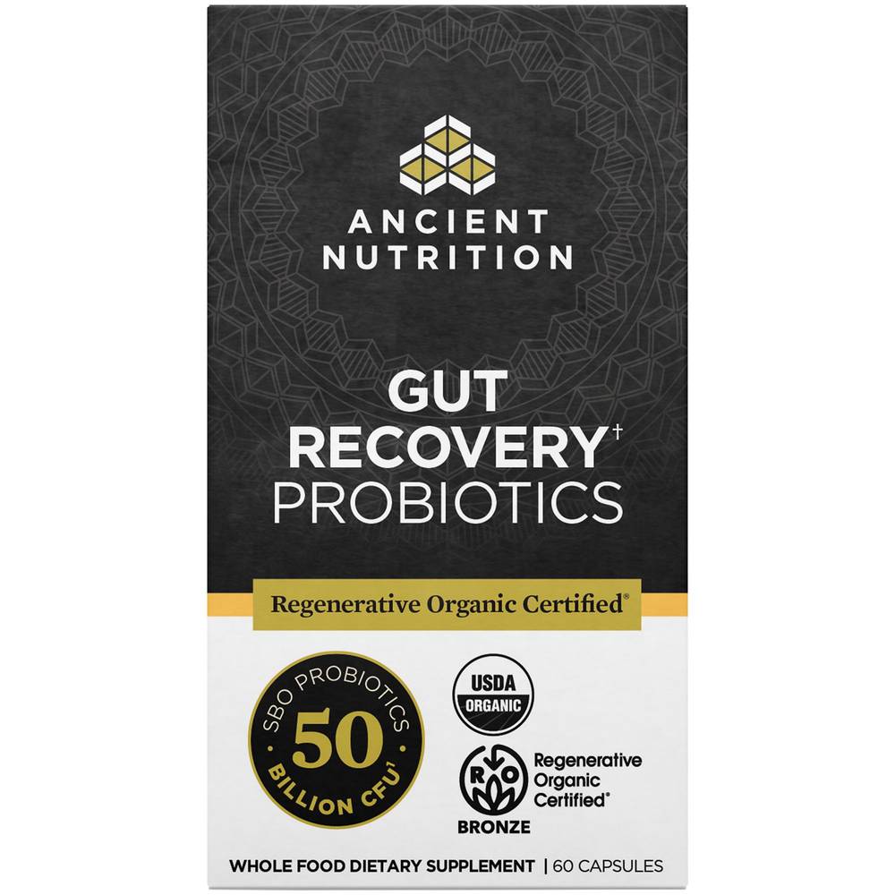 Gut Recovery Probiotics - 50 Billion Cfus (60 Capsules)