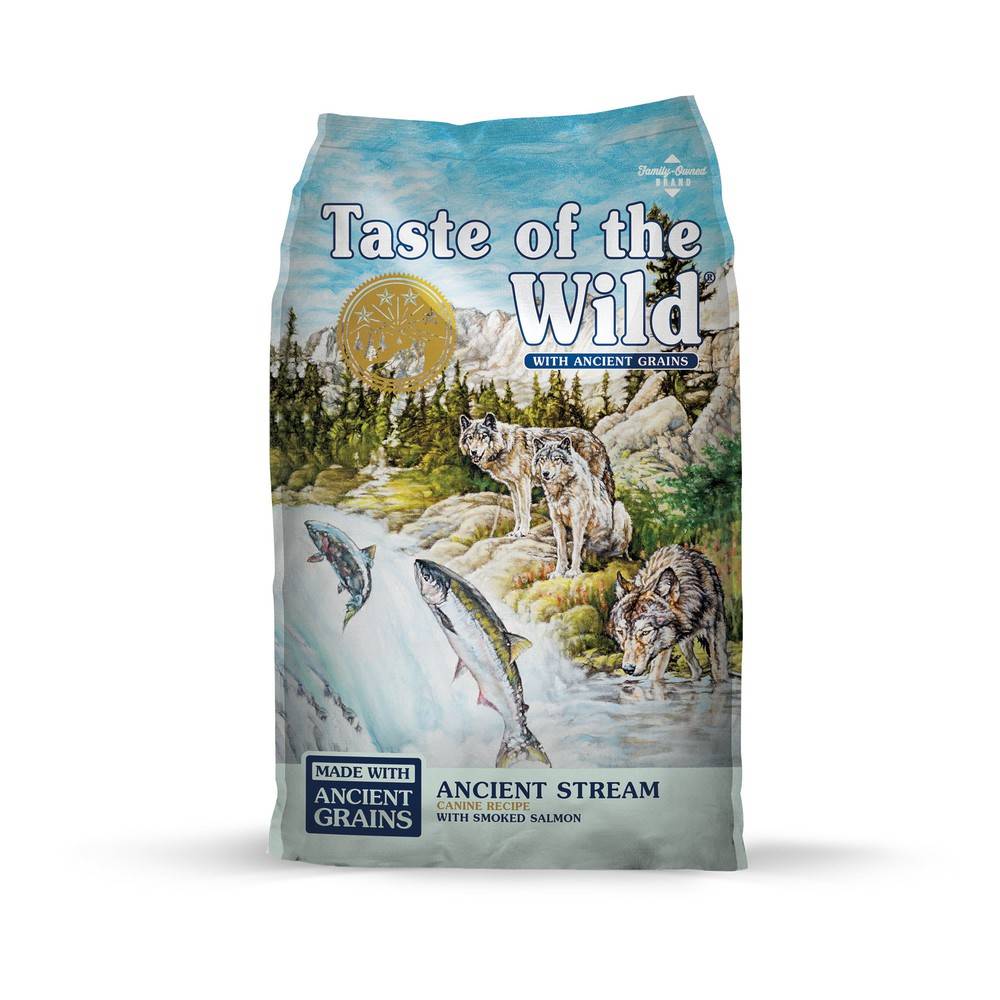 Taste of the Wild Ancient Stream With Smoked Salmon and Ancient Grains Dry Dog Food (28 lbs)