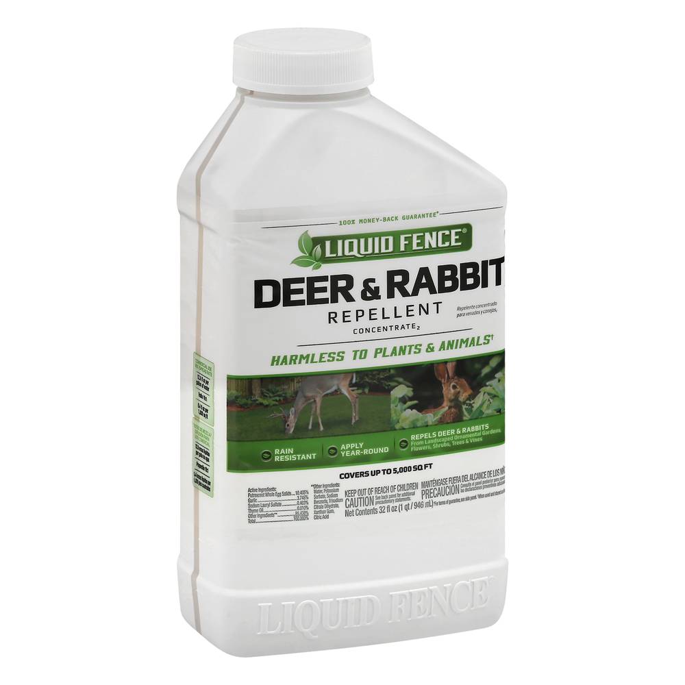 Liquid Fence Concentrate2 Deer & Rabbit Repellent (32 fl oz)