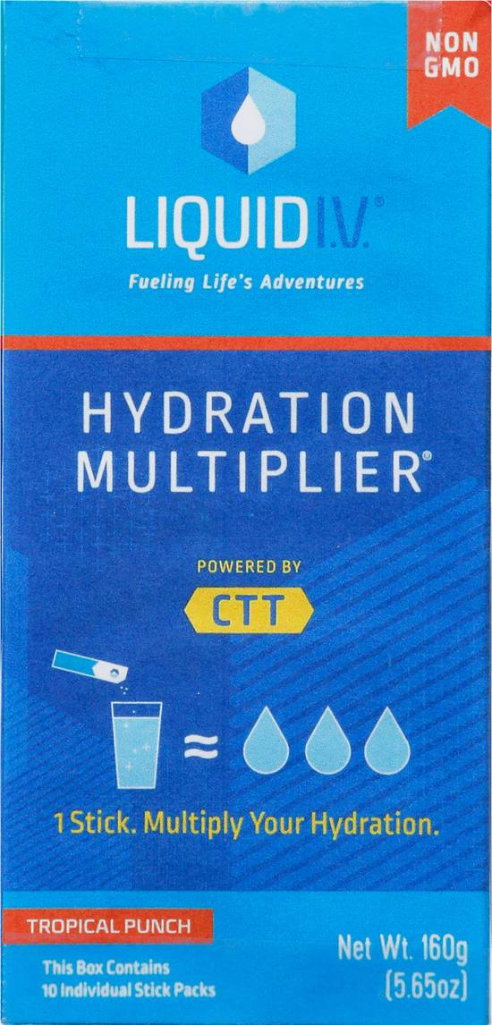 Liquid I.v. Hydration Multiplier Tropical Punch Electrolyte Drink Mix (5.65 oz)