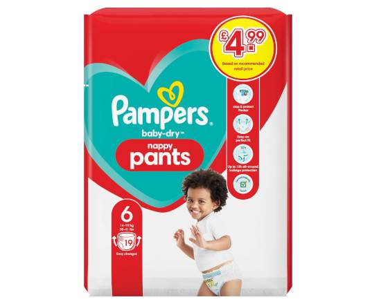 PAMPERS BABYDRY S6 NAPPY PANTS CARRY