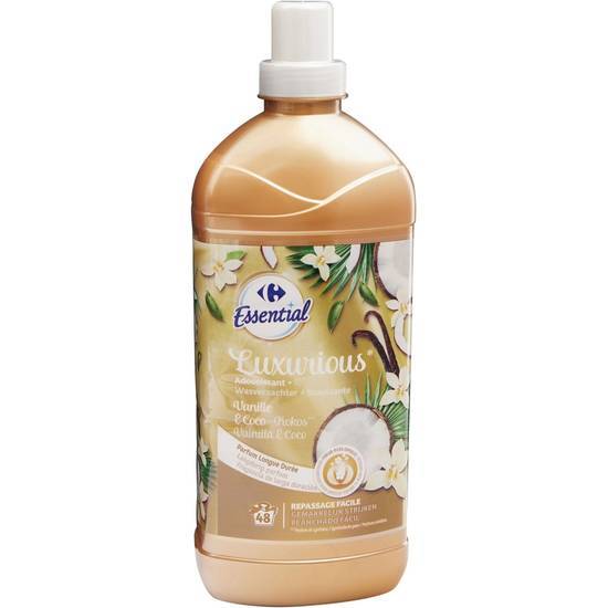 Carrefour Essential - Adoucissant vanille et coco 48 Lavages