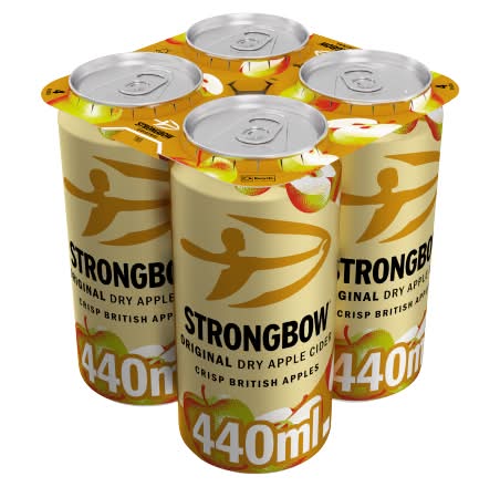 Strongbow Original Dry Apple Cider (4 x 440ml)